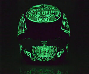 Rafale SR Mexicana Black - White Phospho by night Back